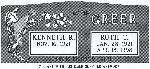 headstone design example