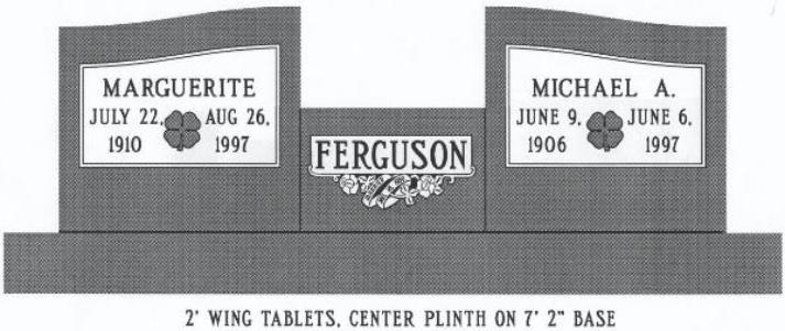 headstone design example