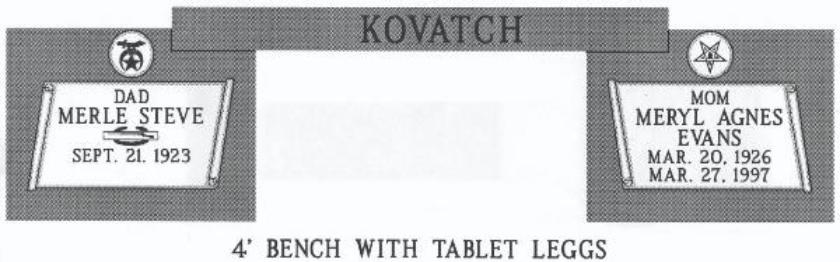 headstone design example