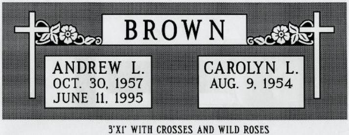 headstone design example