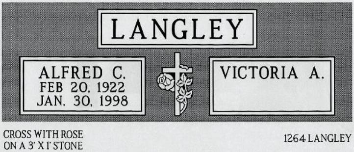 headstone design example