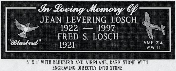 headstone design example