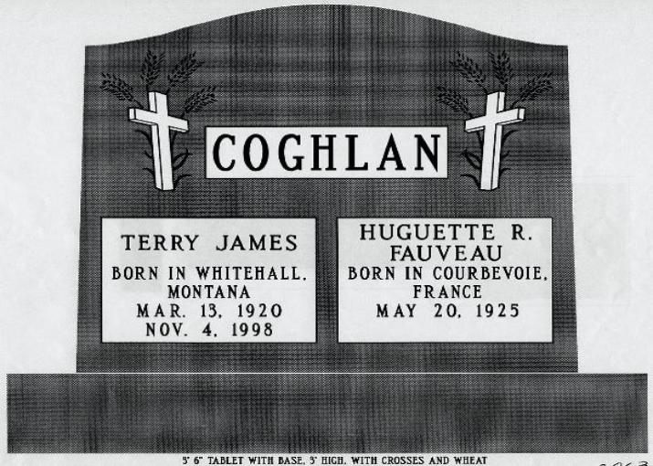 headstone design example