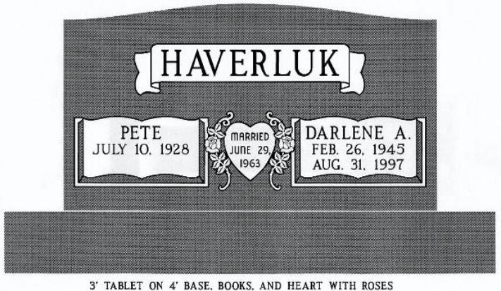 headstone design example