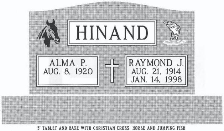 headstone design example