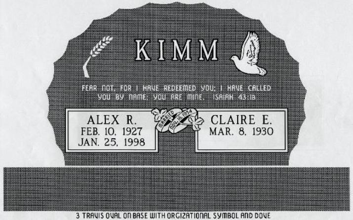 headstone design example