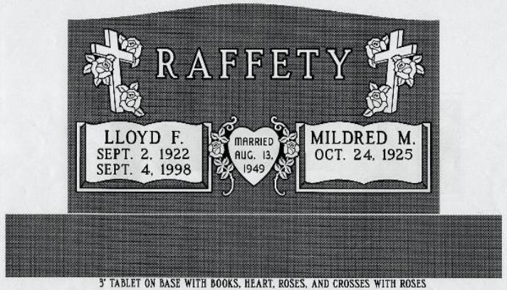 headstone design example