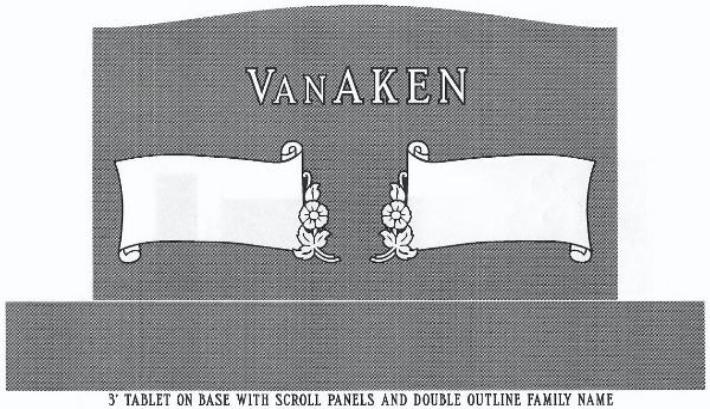 headstone design example