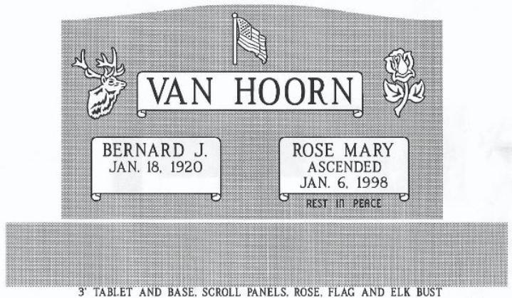 headstone design example