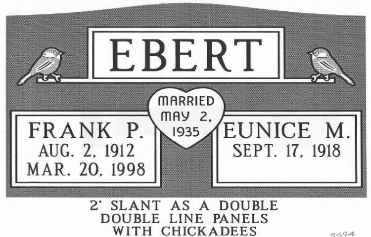 headstone design example
