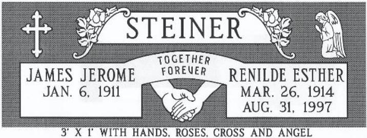 headstone design example