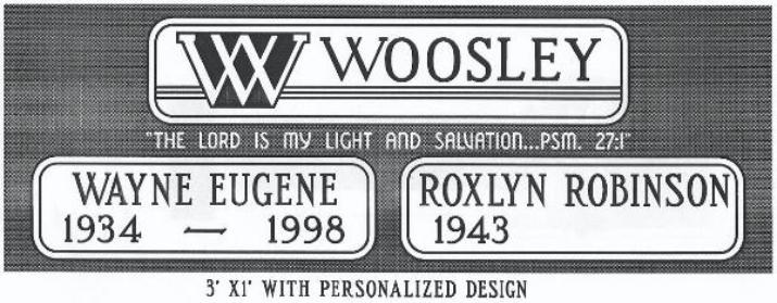 headstone design example